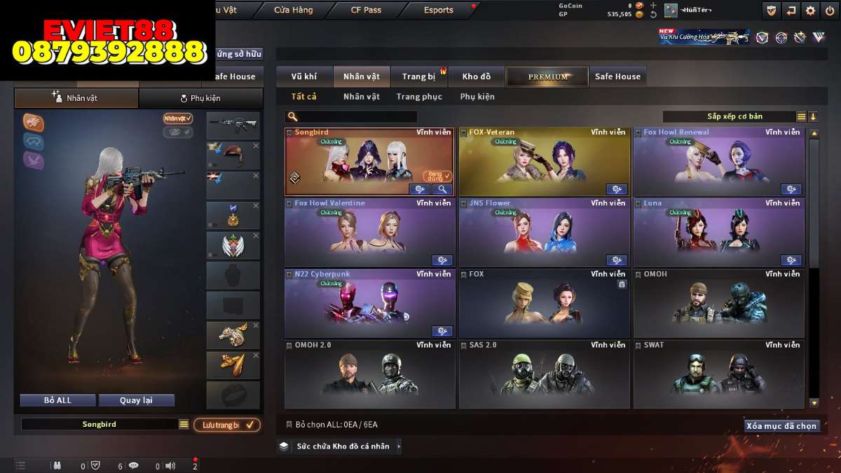 shop acc cf uy tin gia re